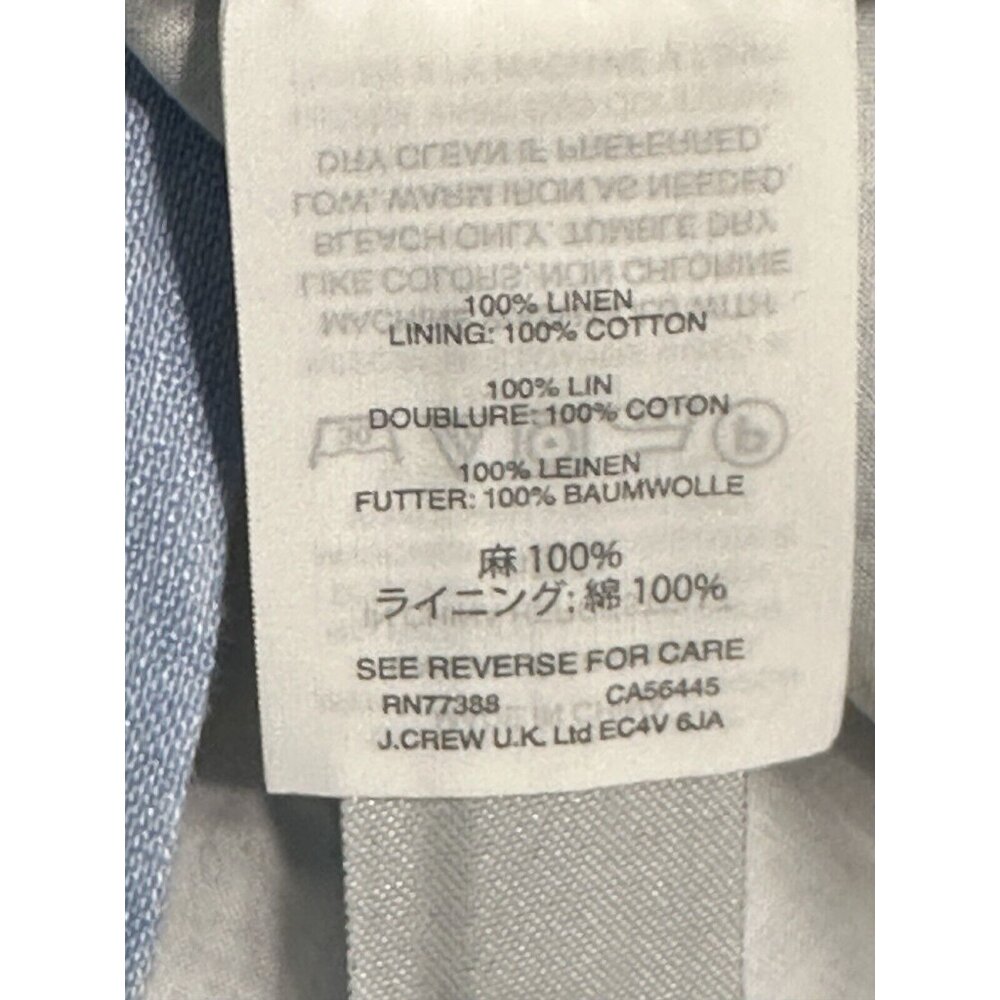 J. Crew Womens Linen Short Skirt In Palm Tree Print Size 0 Tropical Hawaiian - Picture 7 of 8
